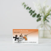 Colorful Healthy Life Professional Occupation Visitekaartje (Staand voorkant)