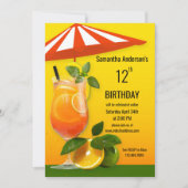 Colorful Healthy Summer Virtual Birthday Kaart (Voorkant)