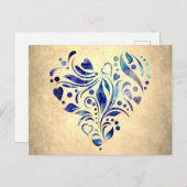 Colorful Heart Briefkaart (Voorkant / Achterkant)