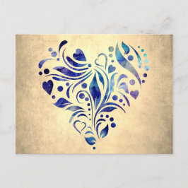 Colorful Heart Briefkaart