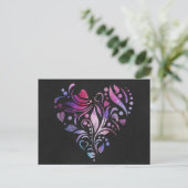 Colorful Heart Briefkaart (Staand voorkant)