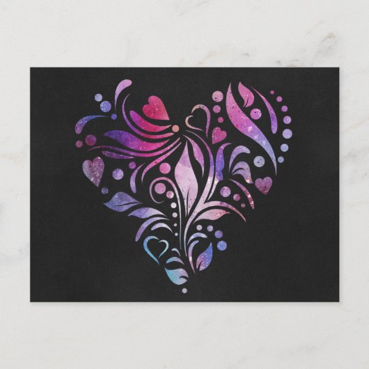 Colorful Heart Briefkaart (Voorkant)