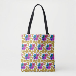 Colorful Heart Design over de gehele afdruk Tote Bag