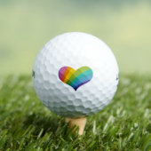 Colorful Heart Golfballen (Insitu Shirt)