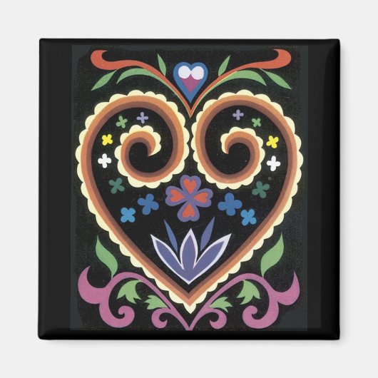 Colorful Heart - Magnet (Voorkant)