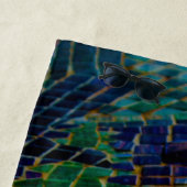 Colorful Heart Mosaic Strandlaken (In situ)