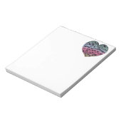 Colorful Heart Motif Notitieblok (Linkerzijde)