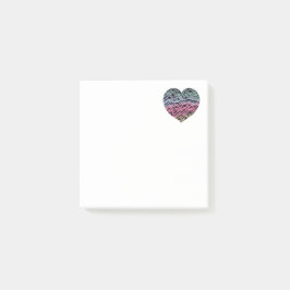 Colorful Heart Motif Post-it® Notes