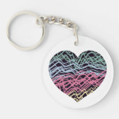 Colorful Heart Motif Sleutelhanger (Voorkant)