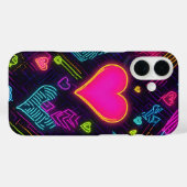 Colorful Heart Patroon Case-Mate iPhone Case (Achterkant (horizontaal))