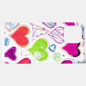 Colorful Heart Patroon Case-Mate iPhone Case (Achterkant (horizontaal))