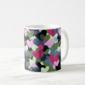 Colorful Heart Patroon Koffiemok (Voorkant rechts)