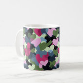 Colorful Heart Patroon Koffiemok (Voorkant links)