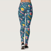 Colorful Heart Patroon Leggings (Achterkant)
