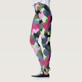 Colorful Heart Patroon Leggings (Links)