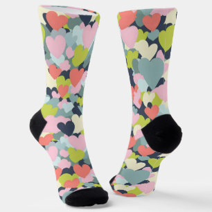 Colorful Heart Patroon Sokken