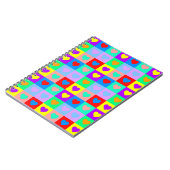 Colorful Heart Pattern Pop Art Notitieboek (Linkerzijde)