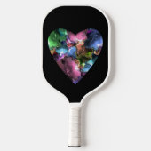 Colorful Heart Pickleball Paddle Game (Achterkant)