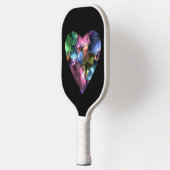 Colorful Heart Pickleball Paddle Game (Links)