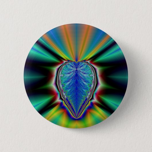 Colorful Heart Ronde Button 5,7 Cm (Voorkant)