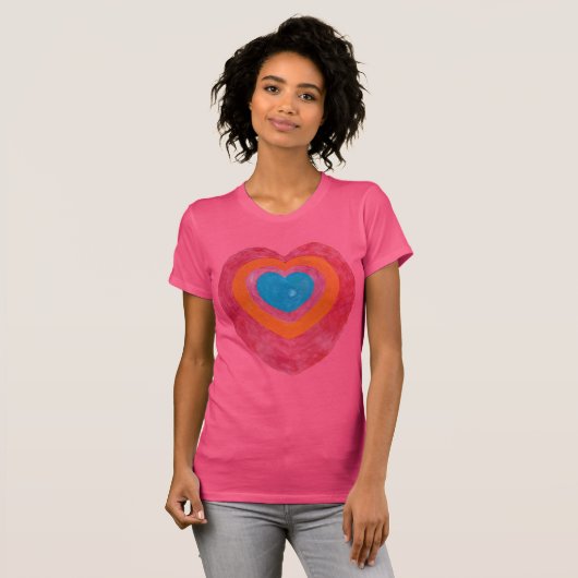 Colorful Heart Shirt (Voorkant volledig)