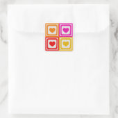 Colorful Heart Sticker (Tas)