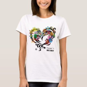 Colorful×HEART T-shirt