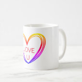 COLORFUL HEART TEKST MOK (Voorkant rechts)