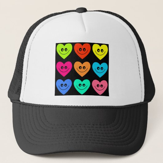 Colorful Heart Trucker Pet (Voorkant)