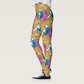 Colorful Hearts Design Leggings (Links)