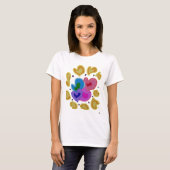 Colorful Hearts Design T-shirt (Voorkant volledig)