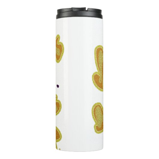 Colorful Hearts Design Thermosbeker (Achterkant)