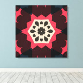 Colorful Hearts Design Wrapped Canvas Afdruk (Insitu (Houten vloer))