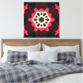 Colorful Hearts Design Wrapped Canvas Afdruk (Insitu (Slaapkamer))