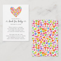 Colorful Hearts Lieverd Shower Book for Baby