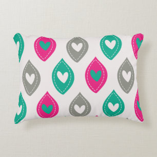 Colorful Hearts Patroon Accent Kussen