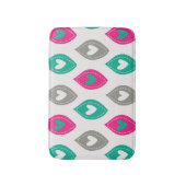 Colorful Hearts Patroon Badmat (Voorkant Verticaal)