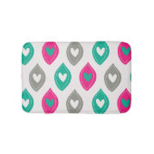 Colorful Hearts Patroon Badmat (Voorkant)