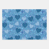 Colorful Hearts Patroon Inpakpapier Vel (Voorkant 3)