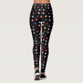 Colorful Hearts Patroon Leggings (Achterkant)