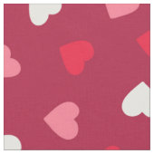 Colorful Hearts Patroon Stof (Close Up)