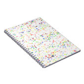 Colorful Hearts Pattern Notebook Notitieboek (Rechterzijde)