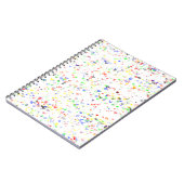 Colorful Hearts Pattern Notebook Notitieboek (Linkerzijde)