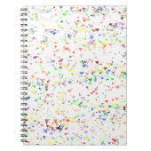 Colorful Hearts Pattern Notebook Notitieboek (Voorkant)