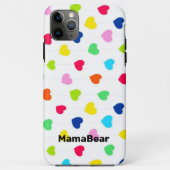 Colorful Hearts Phone Case (Achterkant)