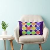 Colorful Hearts Pillow Kussen (Stoel)