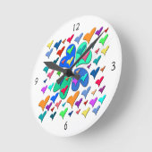 Colorful Hearts  Ronde Klok (Hoek)