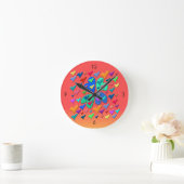 Colorful Hearts  Ronde Klok (Huis)