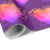 Colorful Hearts Valentijn Wrapping Paper Cadeaupapier (Rol Hoek)