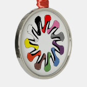 Colorful Heels Metalen Ornament (Rechts)
